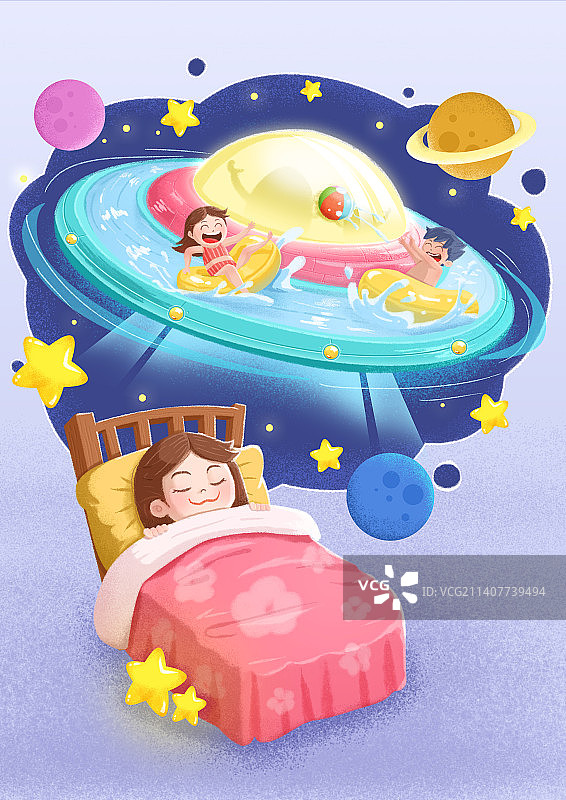 美梦成真图片素材