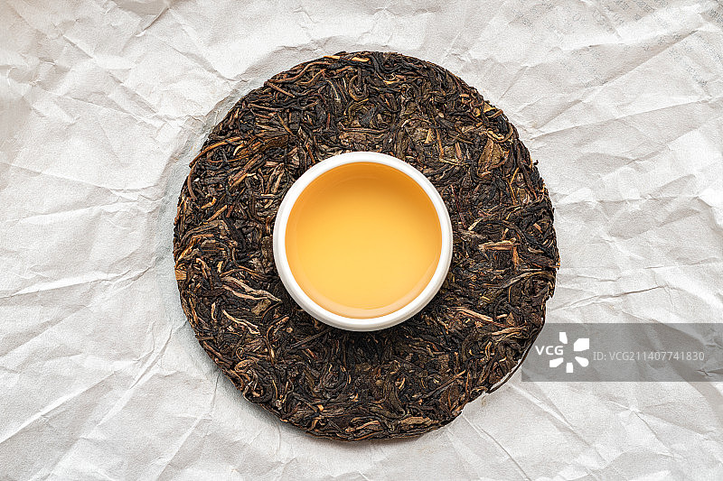 普洱茶茶饼特写素材图片素材