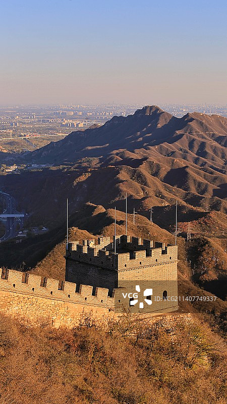 秋到居庸关图片素材