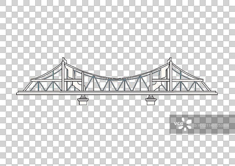 天津城市地标建筑天津解放桥图片素材