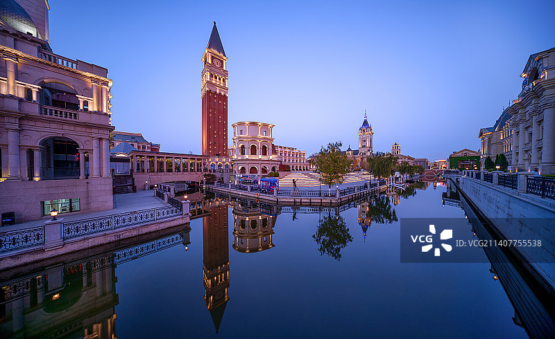 东港威尼斯水城图片素材