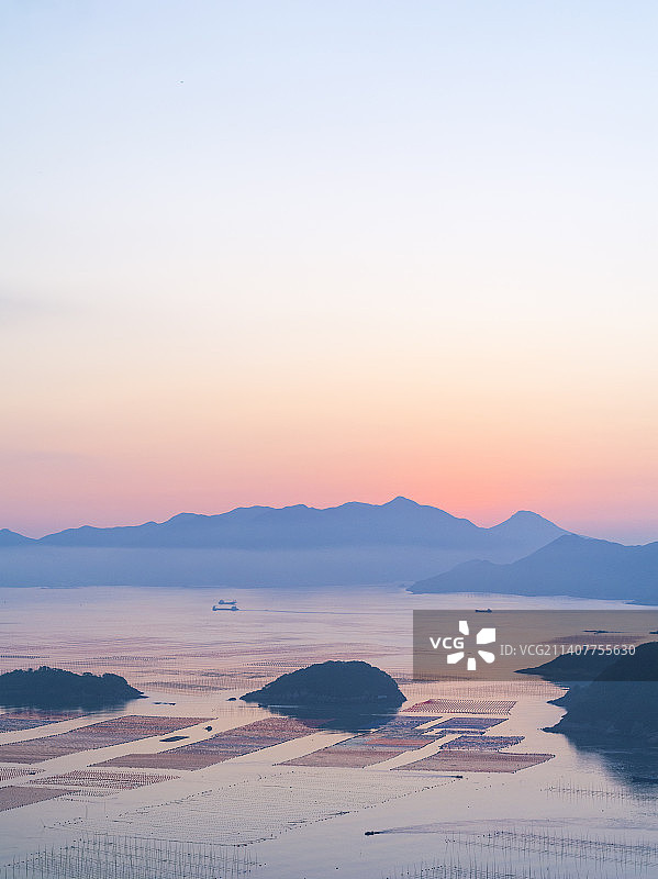 中国福建霞浦的日出风光图片素材