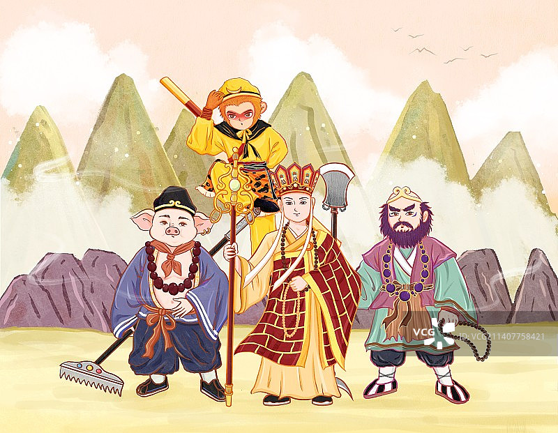 西游记卡通图片素材