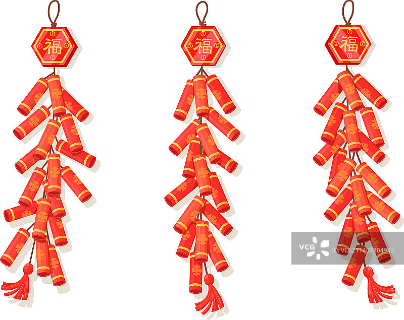 中国鞭炮微缩模型图片素材