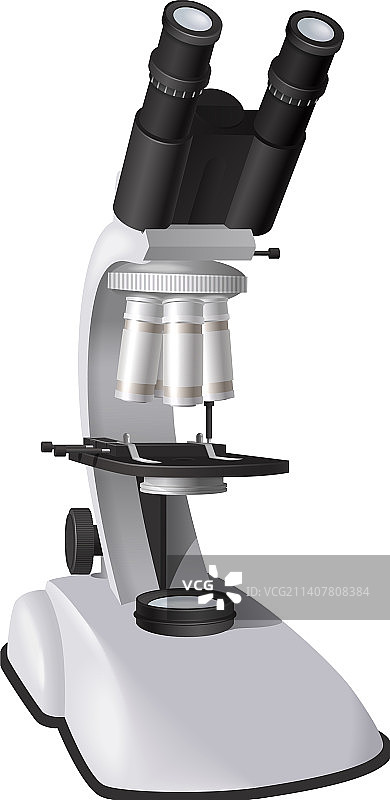 逼真显微镜图片素材