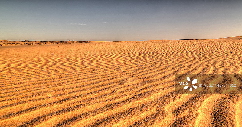 恩内迪，乍得，布库湖群附近沙丘全景航拍图片素材