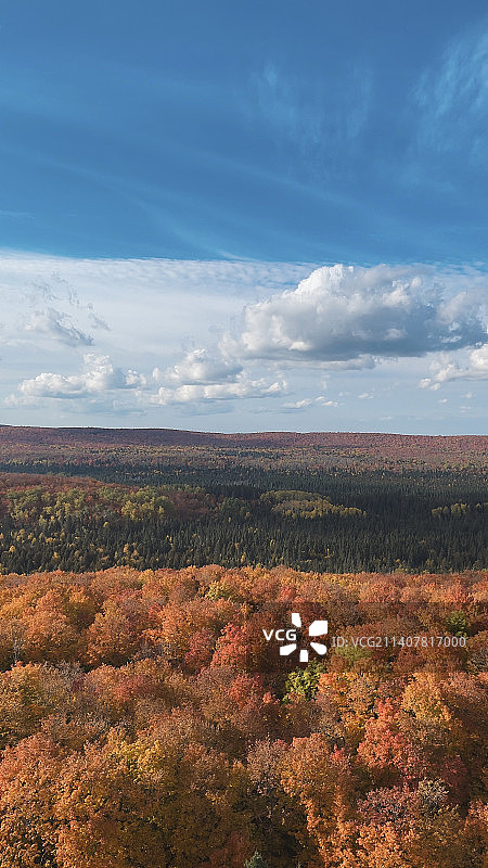 秋季明尼苏达州托夫特镇的风景图片素材