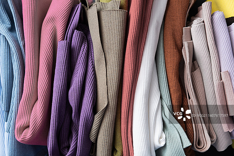 彩色针织无缝图案多色针织背景纹理图片素材