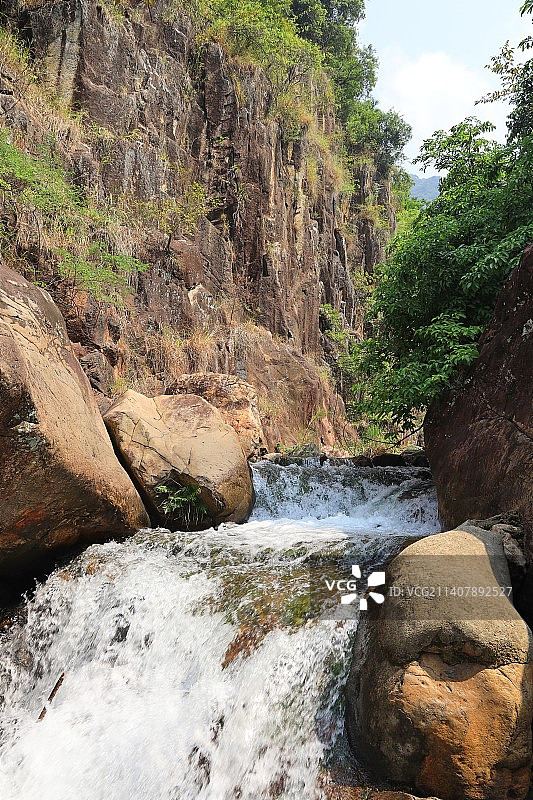 广州增城白水寨瀑布图片素材