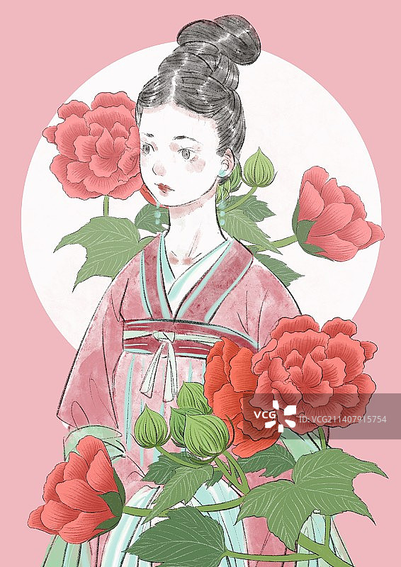 10月芙蓉花图片素材