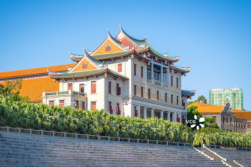 厦门大学校园风景图片素材