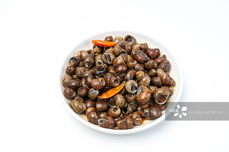 香辣爆炒田螺美食嗦螺图片素材