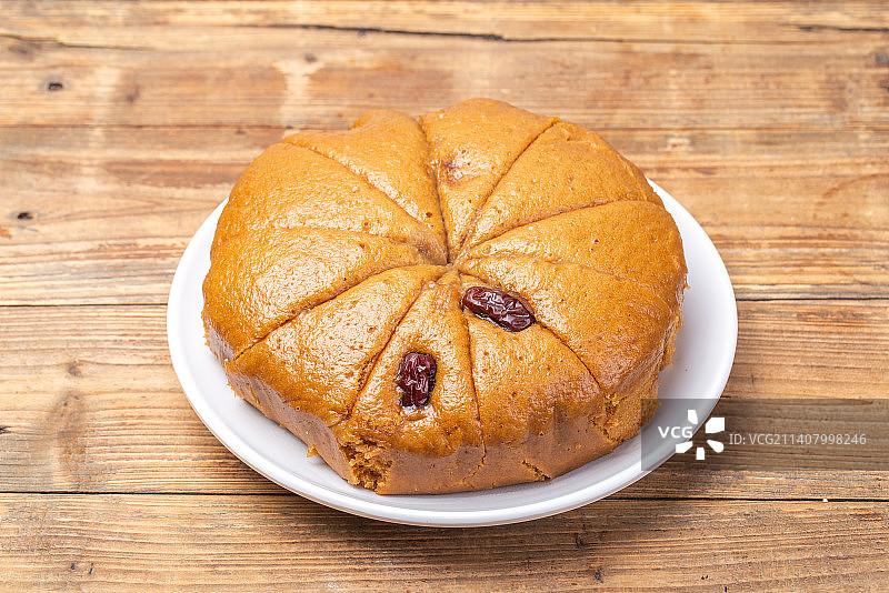 红糖发糕早餐红枣马拉糕，米糕图片素材