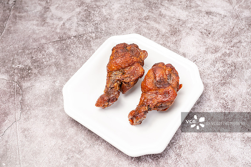 可乐鸡翅根美食小吃，烤鸡翅根，红烧鸡腿图片素材
