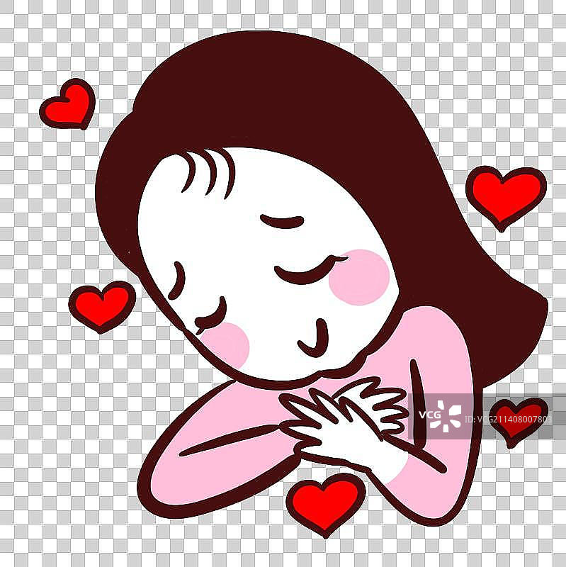 追星美少女表情包-心空图片素材