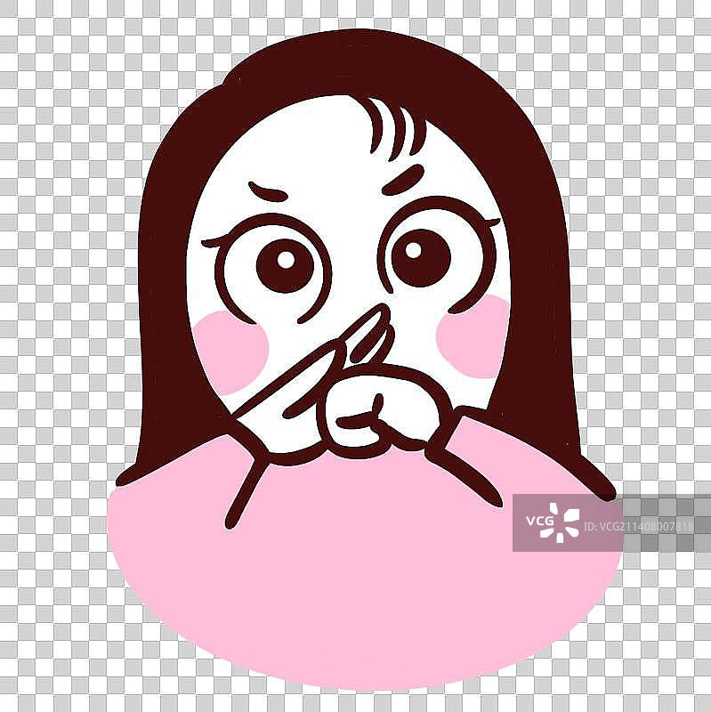 追星美少女表情包-瑞思拜图片素材