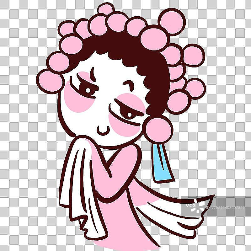 追星美少女表情包-戏精本精图片素材