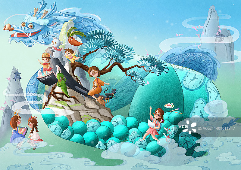 时间胶囊现在之拜师学艺图片素材