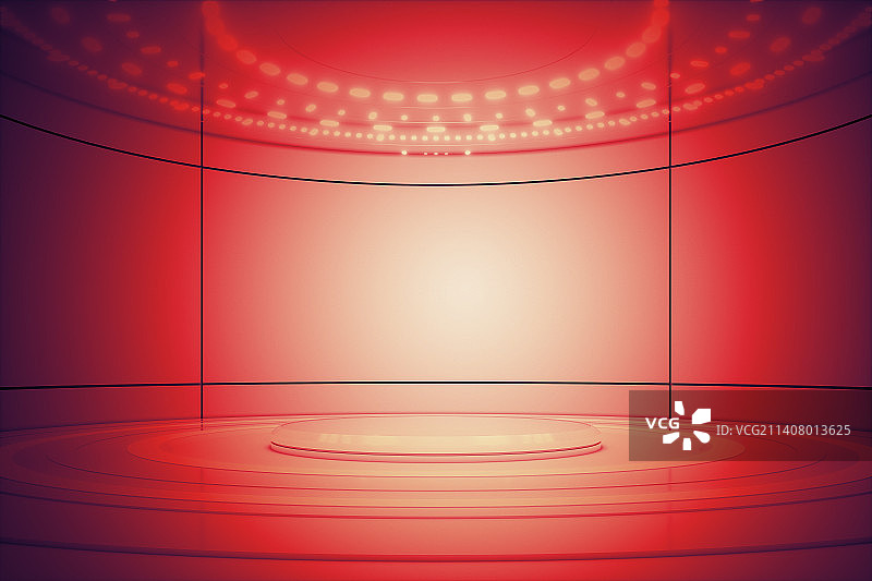 3D圆形展厅图片素材