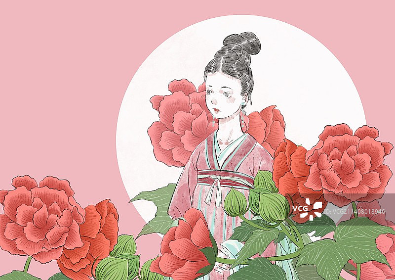 10月芙蓉花图片素材