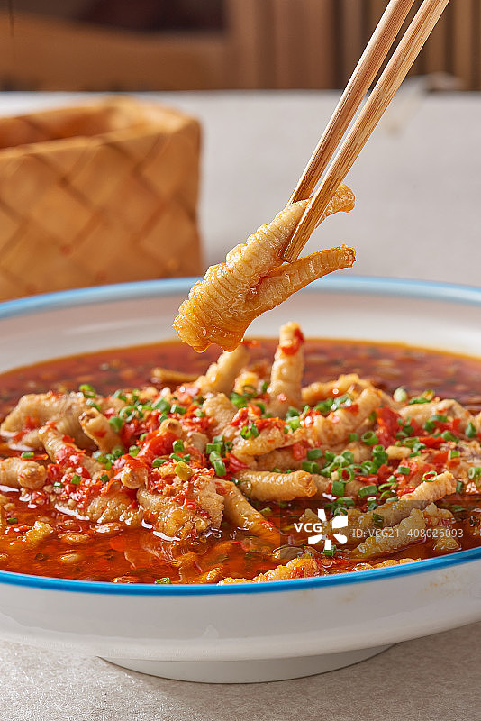 剁椒凤爪图片素材