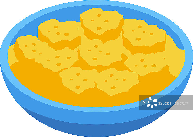 有机大豆热食2.5D图标图片素材