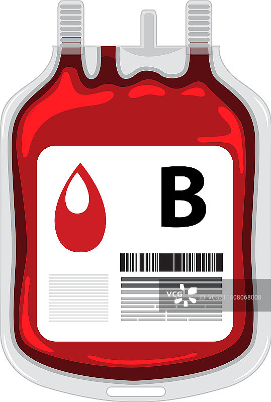 A B型血袋图片素材