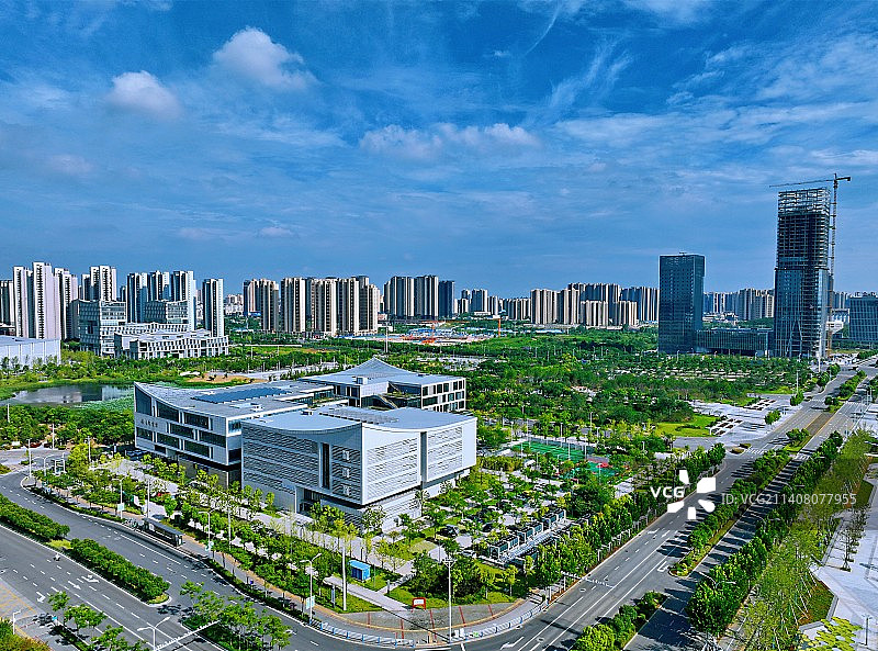 荆门市民广场（图书馆、档案馆）图片素材