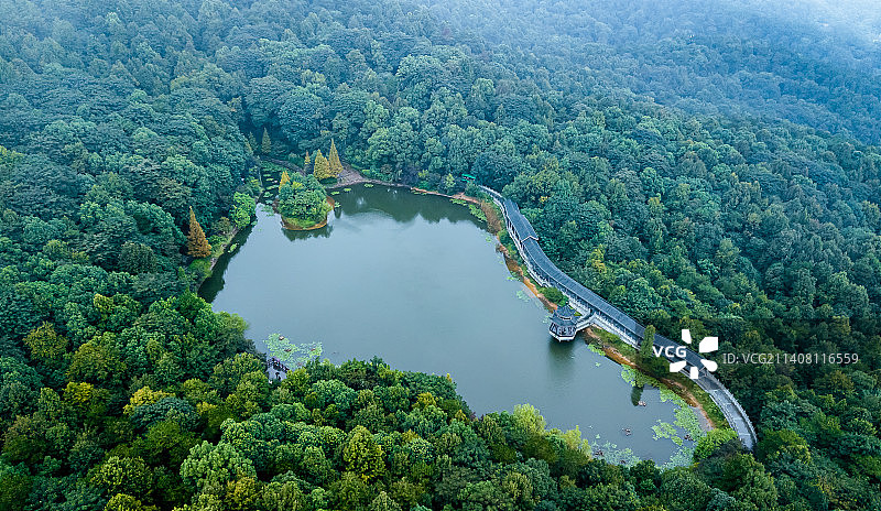 湖南长沙岳麓山穿石坡风景自然风光图片素材