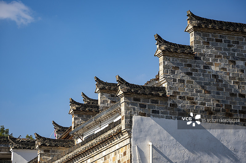 皖南 查济古镇图片素材