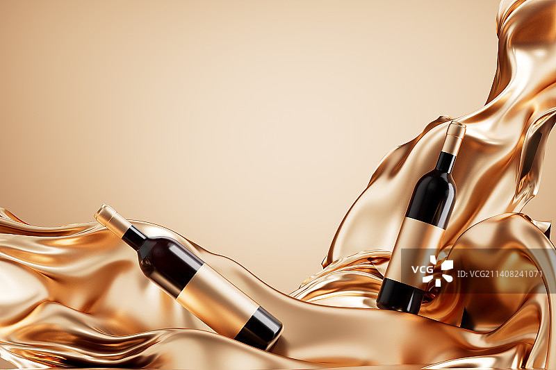 三维渲染的葡萄酒图片图片素材