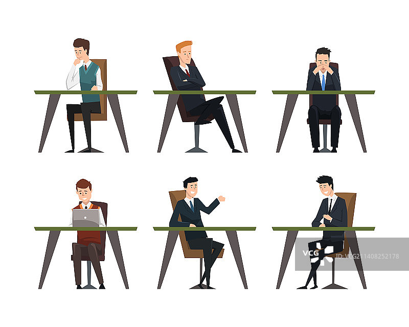 正式场合的商务人士或员工合集图片素材