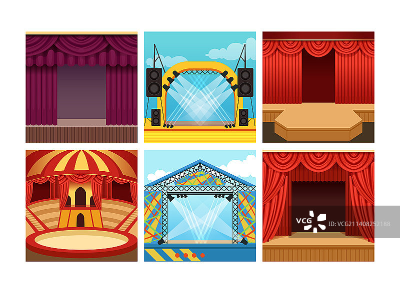 露天剧院音乐会图片素材