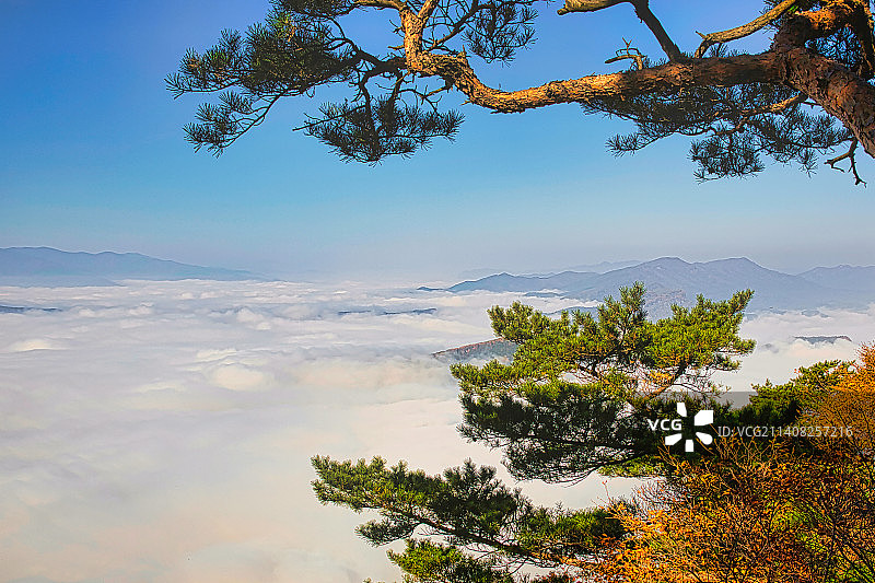 五女山风光图片素材