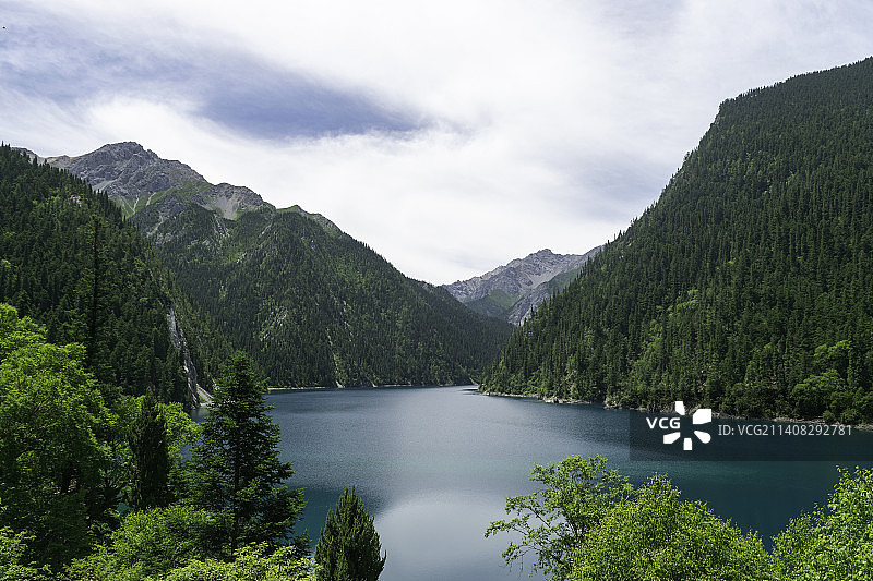 九寨沟的山水图片素材