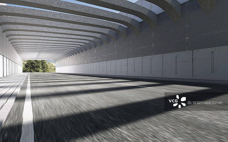 公路隧道沥青路面图片素材