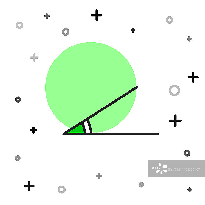 45度锐角轮廓图标图片素材