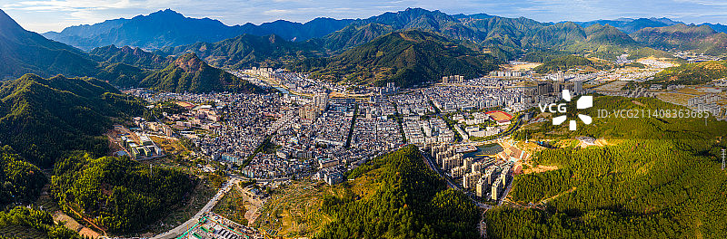 丽水市庆元县航拍2022年图片素材