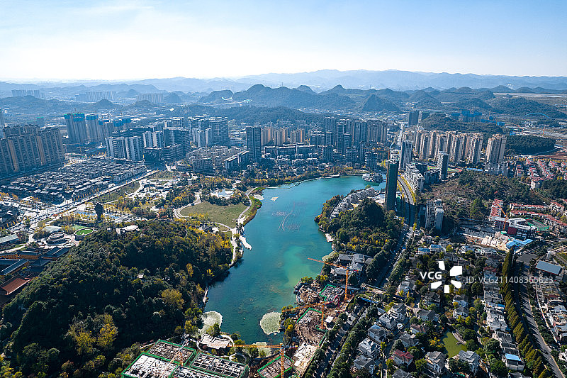 泉湖公园图片素材