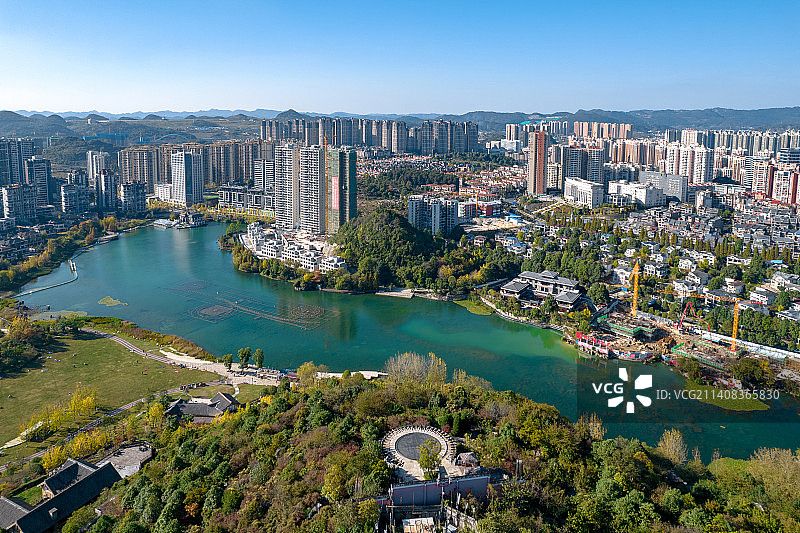 泉湖公园图片素材