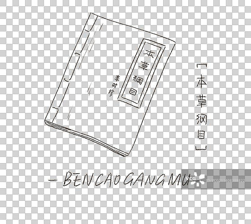 本草纲目中医药材免抠png图片素材