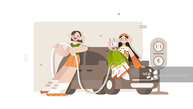 扁平矢量人物场景图片素材