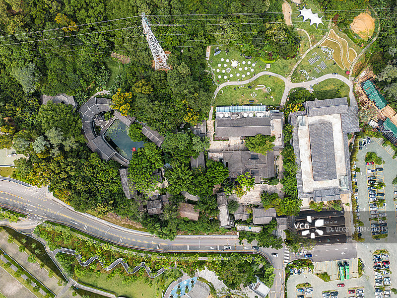 深圳华侨城甘坑古镇二十四史书院图片素材