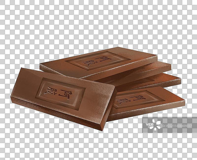 中药药材之阿胶插画元素图片素材