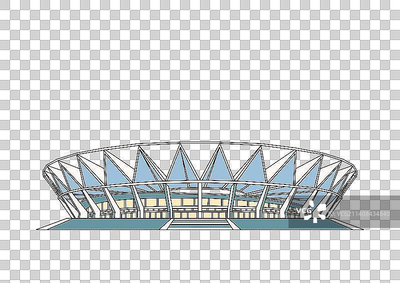 佛山城市地标建筑世纪莲体育中心图片素材