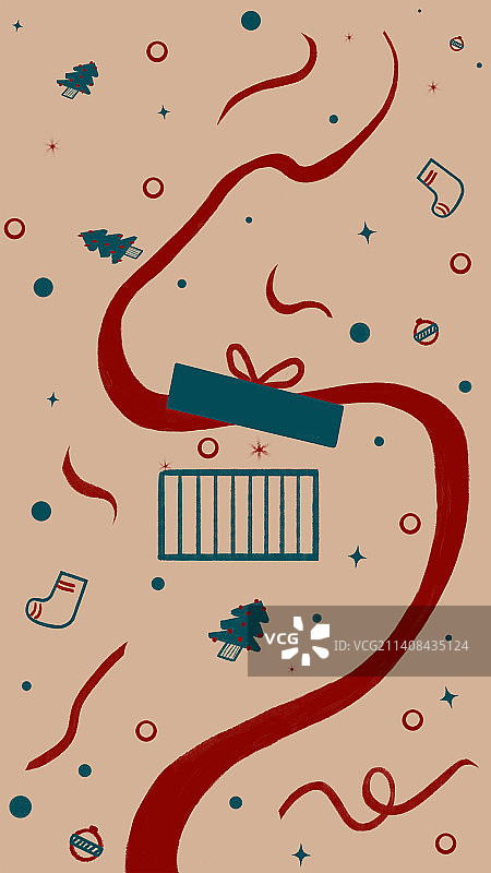 圣诞礼物背景壁纸图片素材