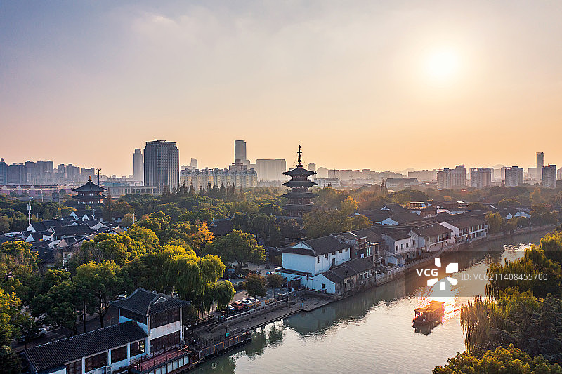 苏州寒山寺与枫桥景区图片素材