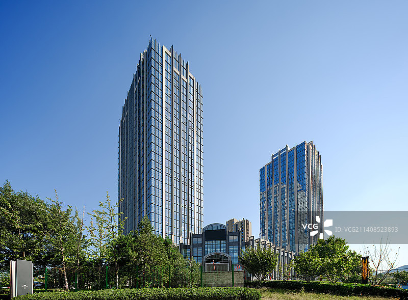 中国山东济南写字楼外景图片素材