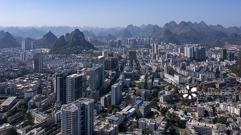 金城江城市风光图片素材