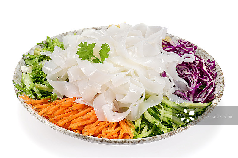 五彩拌凉皮图片素材